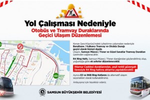 Baruthane-Kalkancı Durağı Geçici Olarak Hizmet Dışı Kalacak